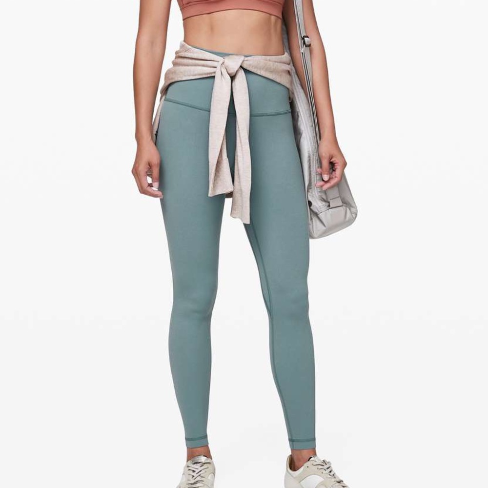 Lululemon Align in mystic green 7/8 length!